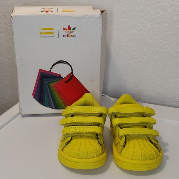 Adidas superstar toddler yellow outlet